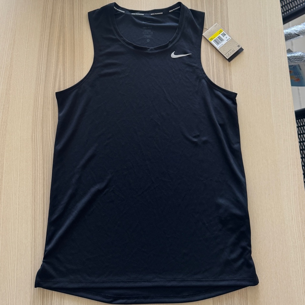 Nike Men's Black Running Tank